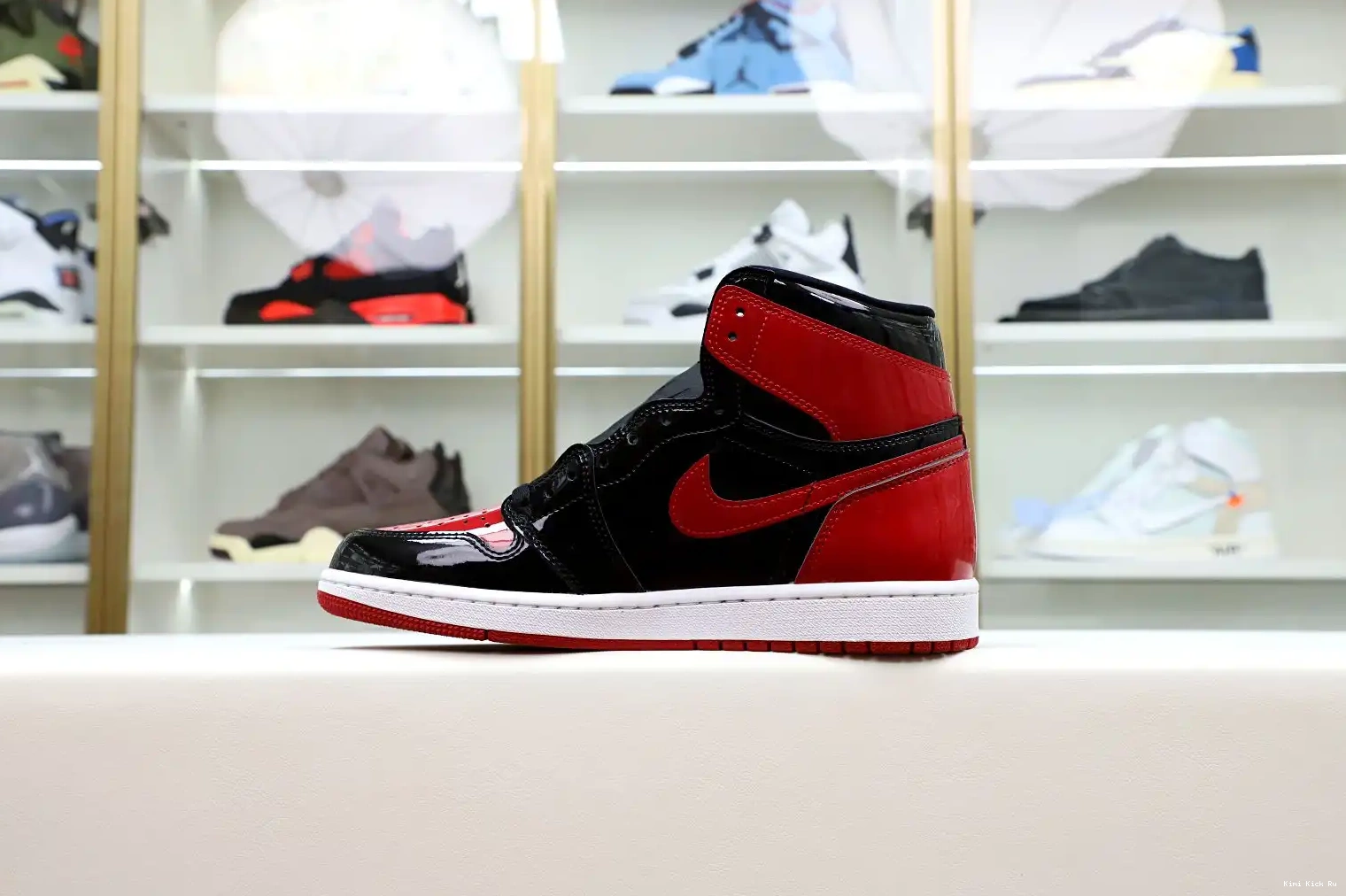 PATENT JORDAN AIR 1 HIGH OG Kimikick BRED 0801